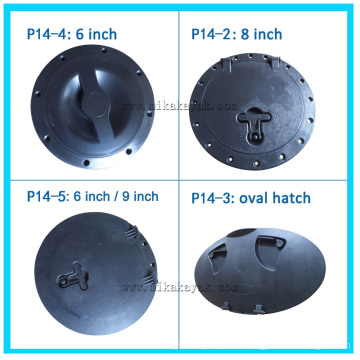 Waterproof Canoe Kayak Hatch Covers Accessories with Stainless Steel Screw Fixings